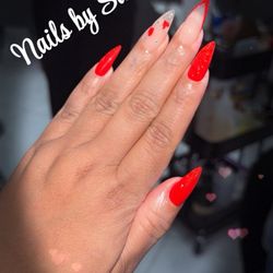 City Nails 3 - LOVE my Valentine's nails! Thank you bunches Sunny