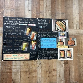Hak Food - Menu - Sushi Bars Near Me - Upland, California Hak Food - Menu - Sushi Bars Near Me - Upland, California