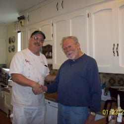 509 Painting - Cabinet Re-finish. Mr. Avery, another happy customer!