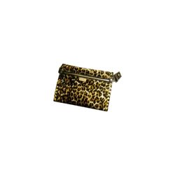 Grassillini Creations - Your Leather Genie - Cheetah print cowhide waist pouch/ fanny pack