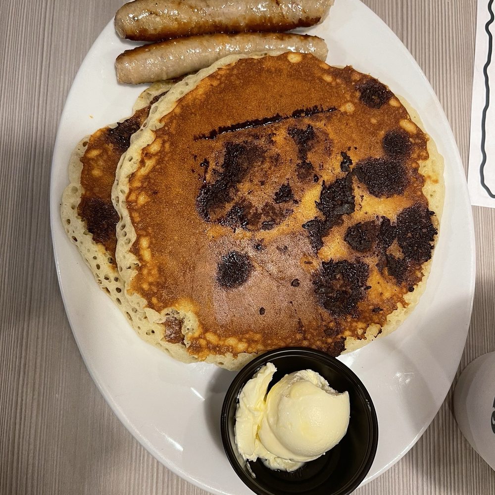 Perkins Restaurant & Bakery - Kids Chocolate Chip Pancakes - American Near Me - Kissimmee, Florida