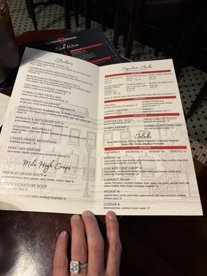 Menu photo 1 ChopHouse & Brewery Denver, CO