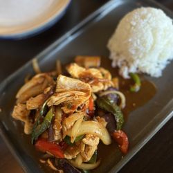 Monkey Thai Diner - Chicken eggplant