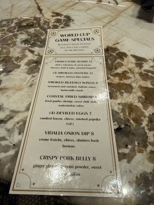 Menu photo 1 Shutters on King Leesburg, VA Menu photo 1 Shutters on King Leesburg, VA