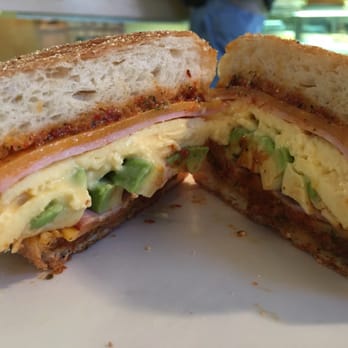 The Model Bakery - Chipotle Breakfast Sandwich with add in avocado - Bakeries Near Me - Saint Helena, California