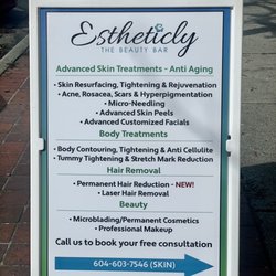 Estheticly - Sign Board for Services
