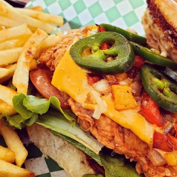 Rex's Creole Kitchen - a chicken sandwich and french fries - Food Trucks Near Me - Fredericksburg, Texas Rex's Creole Kitchen - a chicken sandwich and french fries - Food Trucks Near Me - Fredericksburg, Texas