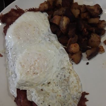 Deb's Restaurant - Two eggs over housemade CBH, with Cajun home fries. Late August, 2026 - Breakfast & Brunch Near Me - Higganum, Connecticut