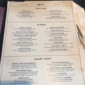 Earls Kitchen + Bar - New American Near Me - Miami, Florida