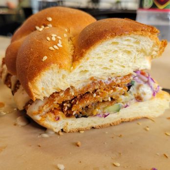 Hamitbach - Schnitzel sando - Mediterranean Near Me - San Diego, California Hamitbach - Schnitzel sando - Mediterranean Near Me - San Diego, California