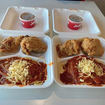 Jollibee - Chickenjoy Spaghetti - Fast Food Near Me - Daly City, California