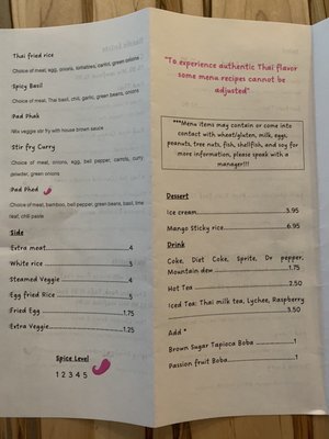 Menu photo 5 Ruk Thai Kitchen Clare, MI