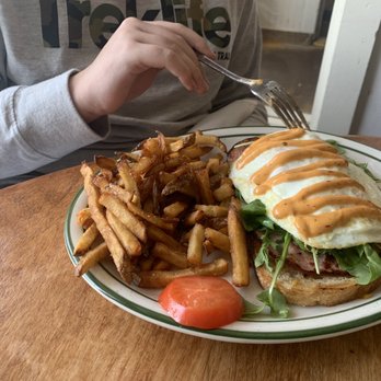 Oddfellows - Fork and Knife Breakfast Sandwich - Breakfast & Brunch Near Me - Dallas, Texas Oddfellows - Fork and Knife Breakfast Sandwich - Breakfast & Brunch Near Me - Dallas, Texas