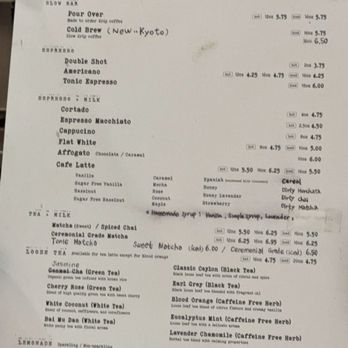 Made Coffee - Menu - Coffee & Tea Near Me - Yorba Linda, California