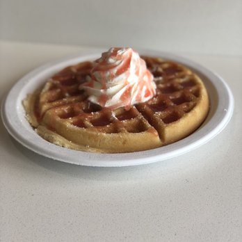 Koa Pancake House - Guava Lava Mochi Waffle - Breakfast & Brunch Near Me - Kapolei, Hawaii