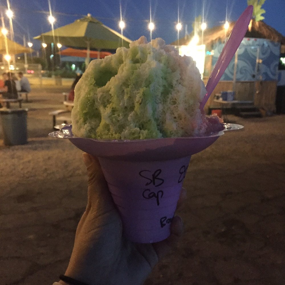 808 special with condensed milk and li hing powder. Delicious! 808 special with condensed milk and li hing powder. Delicious!