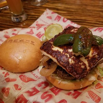 Grease Burger Beer and Whiskey Bar - Hell burger - Burgers Near Me - West Palm Beach, Florida