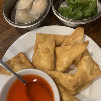 Kon Chau Restaurant - Scallop Dumplings, Spinach & Shrimp Dumplings, Crab Rangoon - Dim Sum Near Me - Miami, Florida