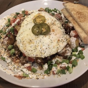 Hearth Cafe - Bacon hash with fried eggs - Breakfast & Brunch Near Me - Mansfield, Texas Hearth Cafe - Bacon hash with fried eggs - Breakfast & Brunch Near Me - Mansfield, Texas