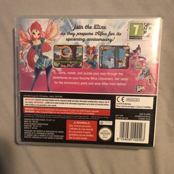 Game Shak - The back side of the case of the PAL UK EUR version of Winx Club Saving Alfea I received. - Books, Mags, Music & Video Near Me - Newcastle Upon Tyne, XTW