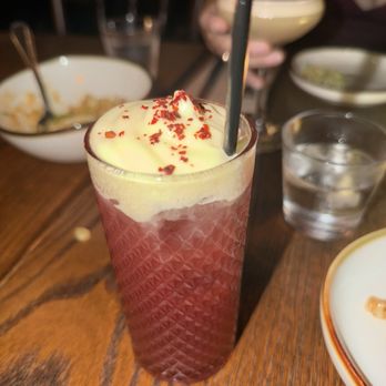 Bacari North Park - feel the rhythm, feel the rum rum blend, pasilla liqueur, dole whip foam, hibiscus, pomegranate, passionfruit, orange, lime - Breakfast & Brunch Near Me - San Diego, California