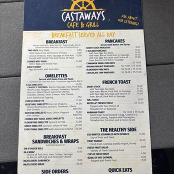 Castaways Cafe and Grill - Menu - Barbeque Near Me - Point Pleasant, New Jersey Castaways Cafe and Grill - Menu - Barbeque Near Me - Point Pleasant, New Jersey