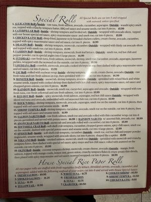 Menu photo 1 Okini Sushi Bar River Ridge, LA