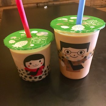 Class 302 Tea Cafe - Cute cups and yummy boba drinks :) - Taiwanese Near Me - Irvine, California