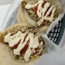 Tempeh tacos. You will need napkins!