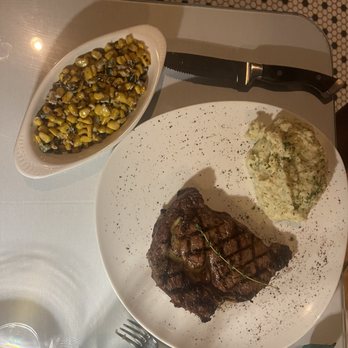 Adams Street Chophouse - Steak, mashed potatoes, corn - Steakhouses Near Me - Muncie, Indiana