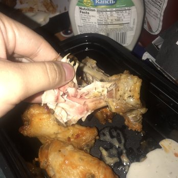 Buffalo Wild Wings - They "checked" it before it left the kitchen right? - Chicken Wings Near Me - Humble, Texas