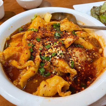 Frying Fish - Sole Fish Fillet in a Spicy Gravy - Szechuan Near Me - Bellevue, Washington Frying Fish - Sole Fish Fillet in a Spicy Gravy - Szechuan Near Me - Bellevue, Washington