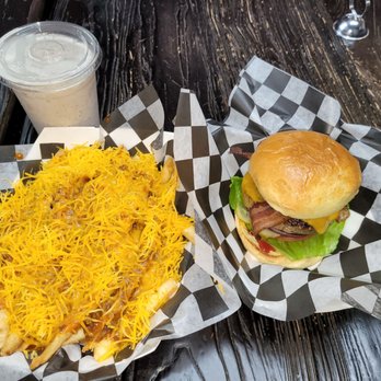 The Burger Shack - Chantilly - Chilli cheese fries, BBQ Cheddar Burger, and Oreo milkshake. - Hot Dogs Near Me - Chantilly, Virginia The Burger Shack - Chantilly - Chilli cheese fries, BBQ Cheddar Burger, and Oreo milkshake. - Hot Dogs Near Me - Chantilly, Virginia