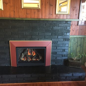 Pacific Fireplaces - Re-purposing the Old (red) trim on a new Enviro E30I fireplace - Fireplace Services Near Me - Saanichton, British Columbia