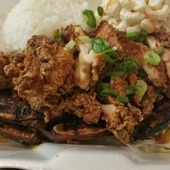 Island Style Cafe - Kalbi and Korean fried chicken. Sooo good. - Hawaiian Near Me - Santee, California