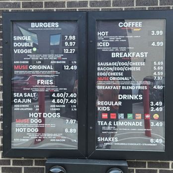 Muse - Menu - Coffee & Tea Near Me - Centerton, Arkansas