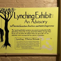 Sign for an Exhibit