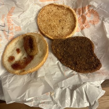 Burger King - This was a "rodeo chicken burger" - Burgers Near Me - Camas, Oregon Burger King - This was a "rodeo chicken burger" - Burgers Near Me - Camas, Oregon