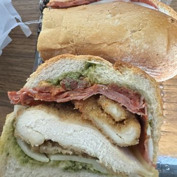 Longo's Park Deli - CC, hot cappy, provolone, sun dried tomatoes, basil mayo - Delis Near Me - Port Chester, New York Longo's Park Deli - CC, hot cappy, provolone, sun dried tomatoes, basil mayo - Delis Near Me - Port Chester, New York