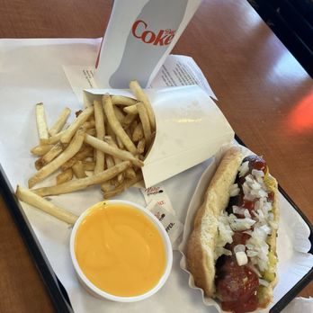 Ted's Hot Dogs - Brat and cheese fries - Hot Dogs Near Me - Tempe, Arizona