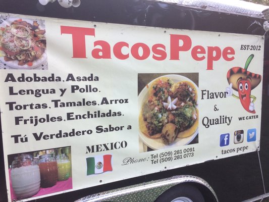 Menu photo 6 Tacos Pepe Stevenson, WA