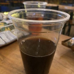 Home brewed ale.  Would pair perfectly with chocolate or burgers.  Good brews...