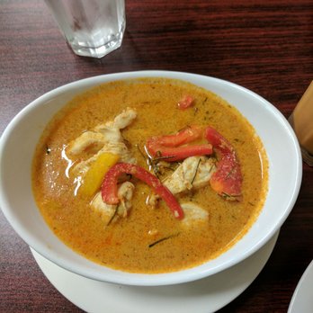 Aim Thai Restaurant - Panag Chicken Curry - medium spice was just perfect - Thai Near Me - Houston, Texas Aim Thai Restaurant - Panag Chicken Curry - medium spice was just perfect - Thai Near Me - Houston, Texas