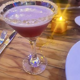 Mocktails - Lemon Raspberry Pomtini