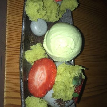 Azumi - Sesame cheesecake with matcha ice cream - Sushi Bars Near Me - Baltimore, Maryland