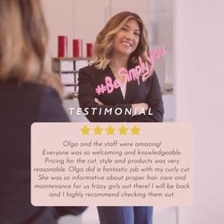 Simply You Hair Studio & Spa - Thank you for all your reviews