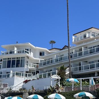 Capri Laguna - Photo of hotel from the beach - Hotels Near Me - Laguna Beach, California