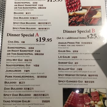Top Chef - Menu - Korean Near Me - Simi Valley, California