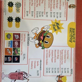 The Burger Factory - Menu - Hot Dogs Near Me - San Antonio, Texas The Burger Factory - Menu - Hot Dogs Near Me - San Antonio, Texas
