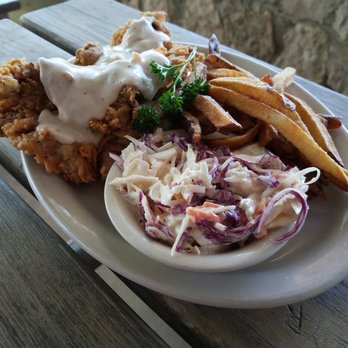 Spechts Texas - Chicken fried steak with handcut fries and coleslaw. - American Near Me - San Antonio, Texas Spechts Texas - Chicken fried steak with handcut fries and coleslaw. - American Near Me - San Antonio, Texas